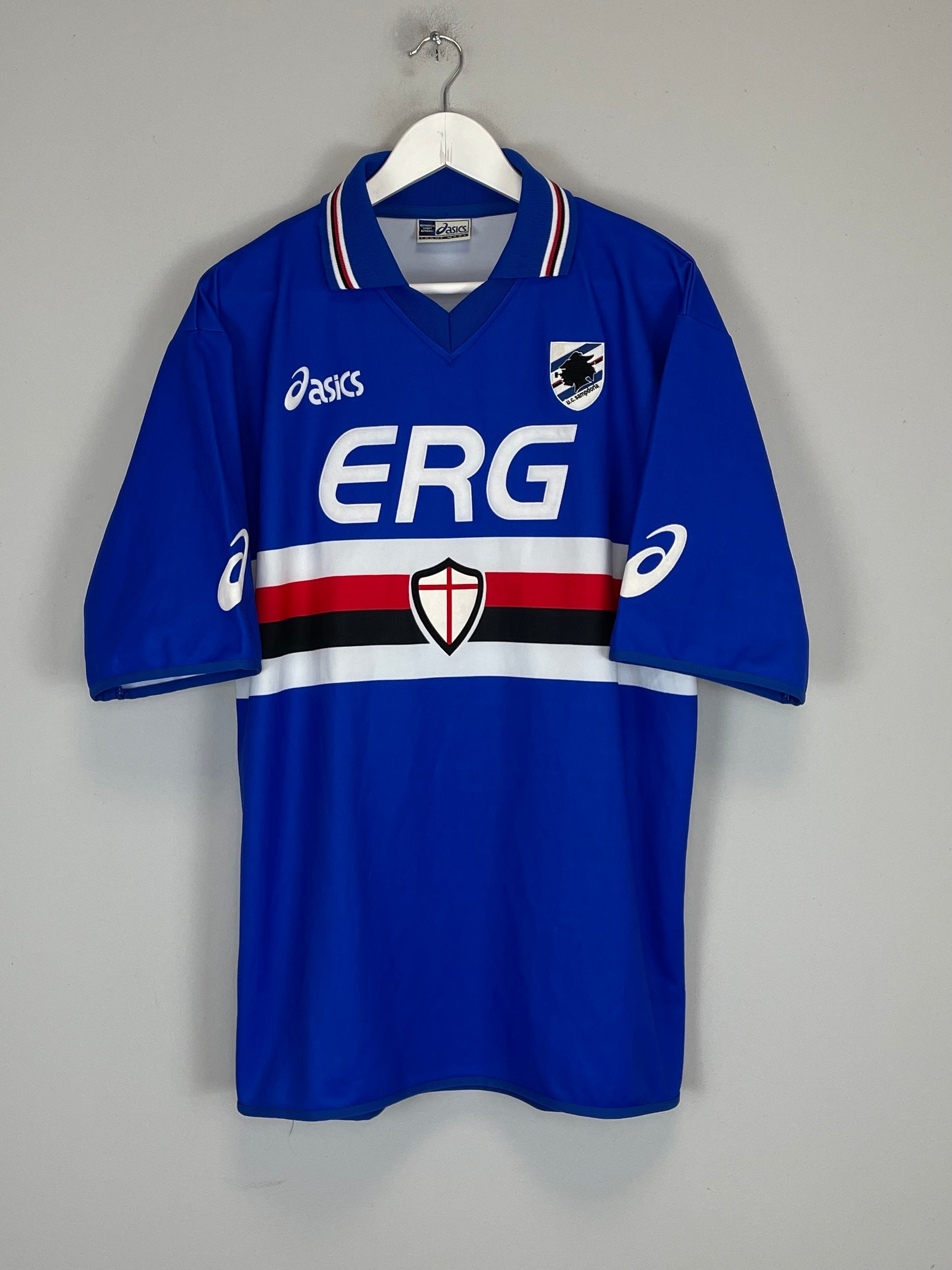 2003/04 SAMPDORIA HOME SHIRT (XL) ASICS