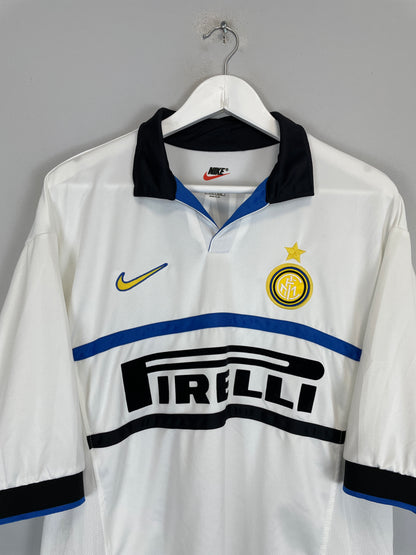 1998/99 INTER MILAN RONALDO #9 AWAY SHIRT (XL) NIKE