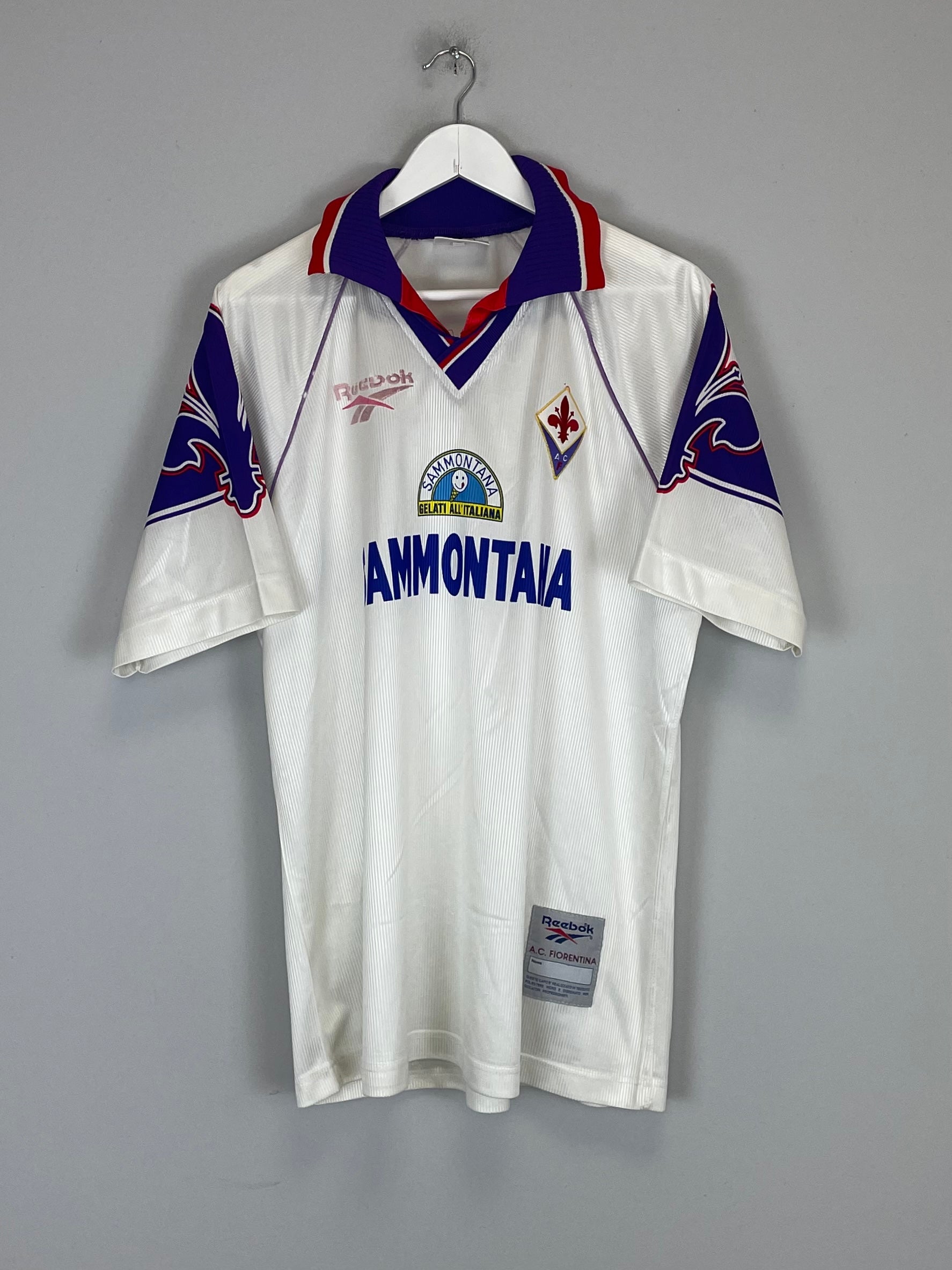 1995/96 FIORENTINA AWAY SHIRT (L) REEBOK