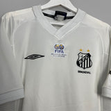 2002/03 SANTOS #10 HOME SHIRT (L) UMBRO