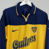 1998/00 BOCA JUNIORS L/S HOME SHIRT (M) NIKE