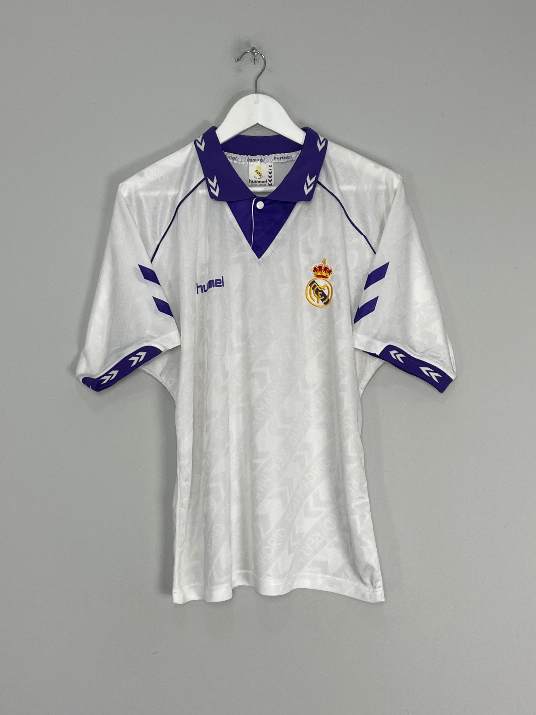 1993/94 REAL MADRID HOME SHIRT (M) HUMMEL