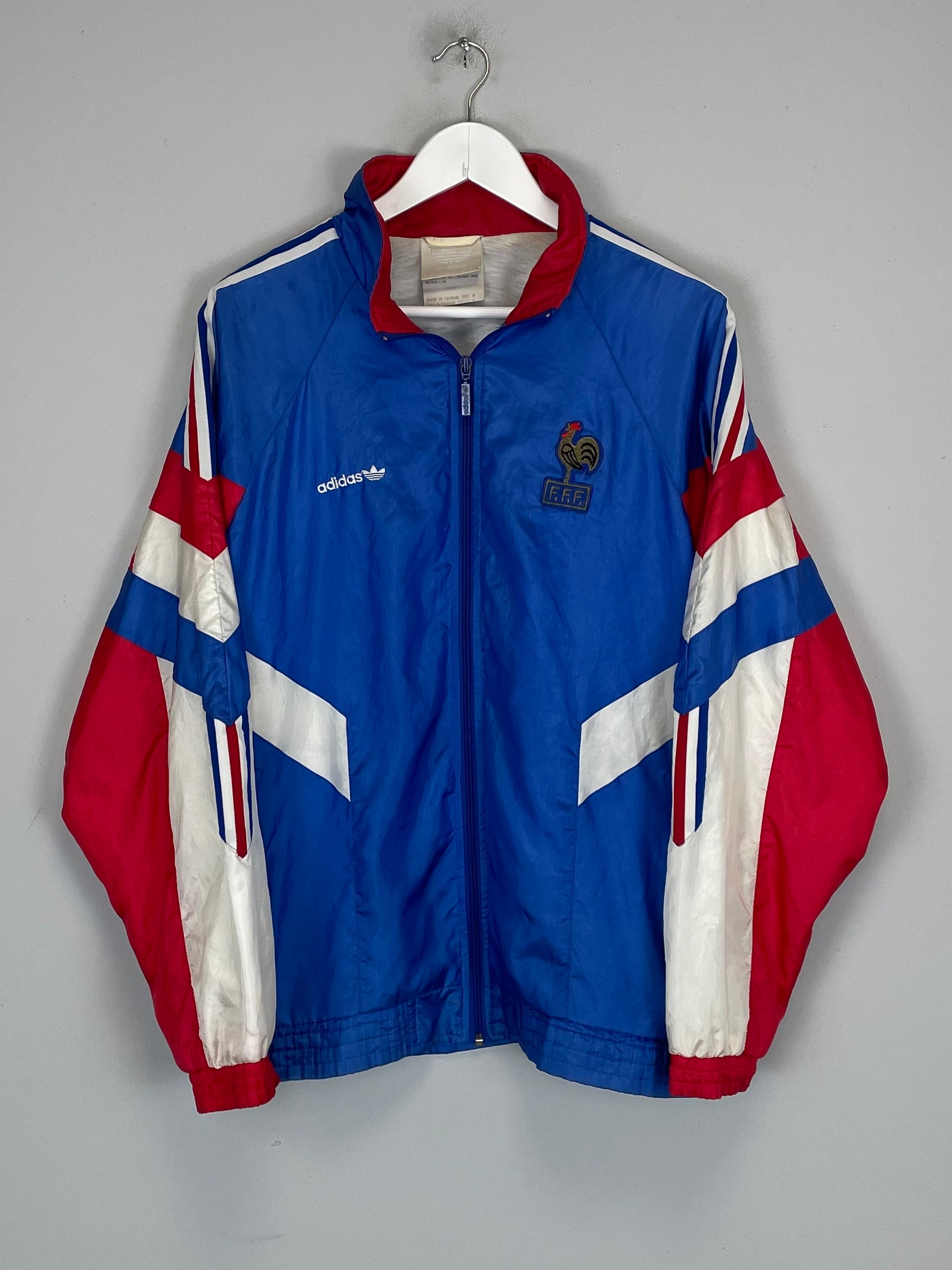 1990/92 FRANCE TRACK JACKET (M) ADIDAS