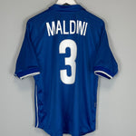 1997/98 ITALY MALDINI #3 HOME SHIRT (L) NIKE