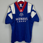 1992/94 RANGERS HOME SHIRT (M) ADIDAS