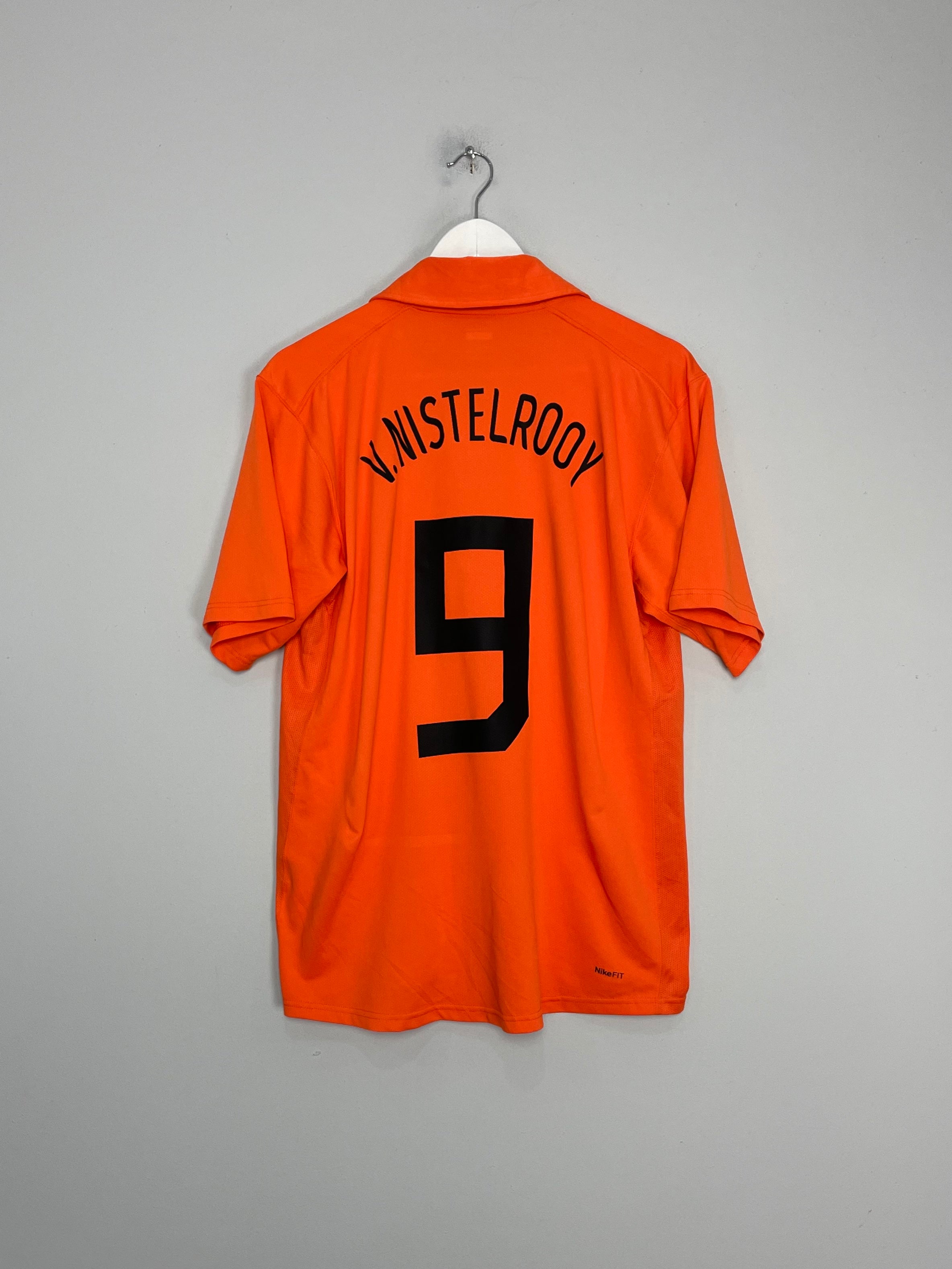 2006/08 NETHERLANDS V.NESTELROOY #9 HOME SHIRT (L) NIKE