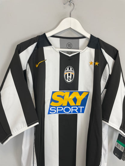 2004/05 JUVENTUS NEDVED #11 *BNWT* HOME SHIRT (XL) NIKE