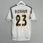 2004/05 REAL MADRID BECKHAM #23 HOME SHIRT (S) ADIDAS