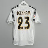 2004/05 REAL MADRID BECKHAM #23 HOME SHIRT (S) ADIDAS