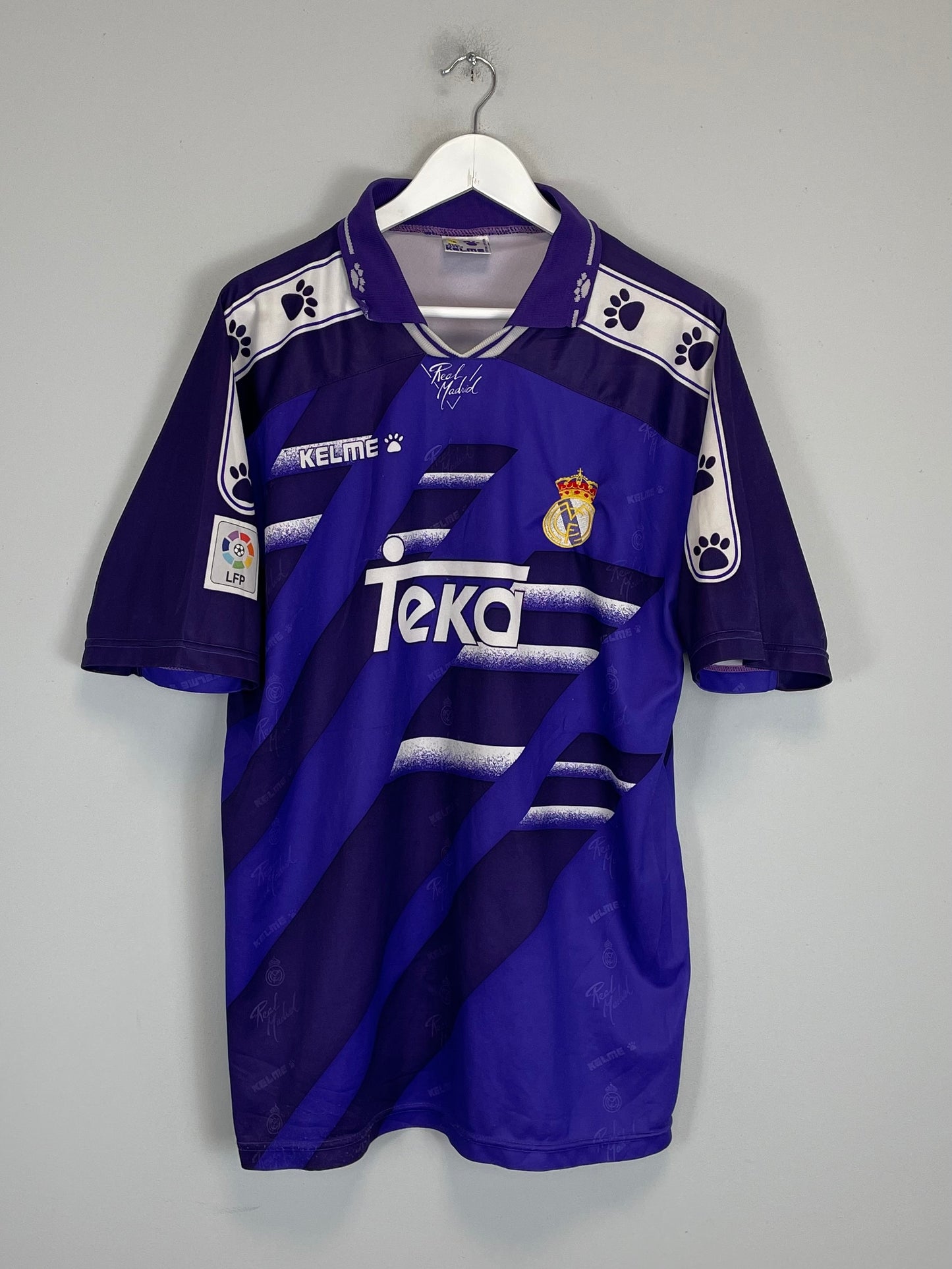 1994/96 REAL MADRID AWAY SHIRT (XL) KELME