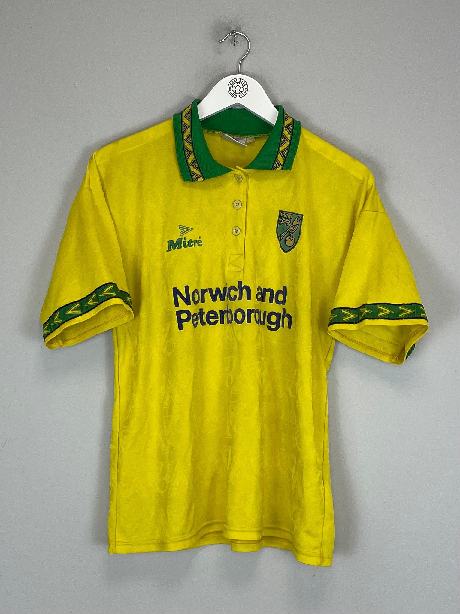 1994/96 NORWICH CITY HOME SHIRT (S) MITRE