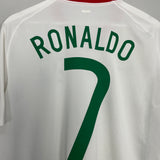 2008/09 PORTUGAL RONALDO #7 AWAY SHIRT (M) NIKE