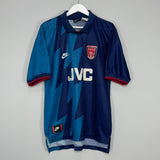 1995/96 ARSENAL BERGKAMP #10 AWAY SHIRT (XL) NIKE