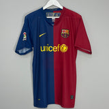 2008/09 BARCELONA HENRY #14 HOME SHIRT (L) NIKE