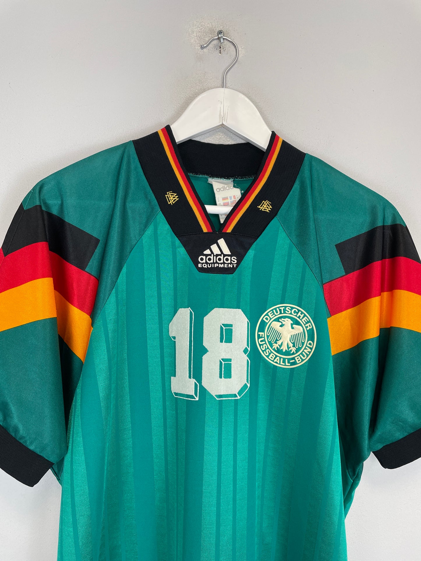 1992/94 GERMANY KLINSMANN #18 AWAY SHIRT (M) ADIDAS