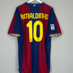 2007/08 BARCELONA RONALDINHO #10 HOME SHIRT (XL) NIKE