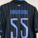 2014/15 INTER MILAN NAGATOMO #55 HOME SHIRT (L) NIKE