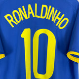 2008/10 BRAZIL RONALDINHO #10 AWAY SHIRT (L) NIKE