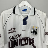 1998/99 SANTOS #10 HOME SHIRT (M) UMBRO