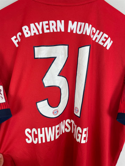 2018/19 BAYERN MUNICH SCHWEINSTEIGER #31 HOME SHIRT (XXL) ADIDAS