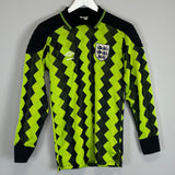 1988/90 ENGLAND GK SHIRT (S) UMBRO