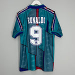 1995/97 BARCELONA RONALDO #9 AWAY SHIRT (S) KAPPA