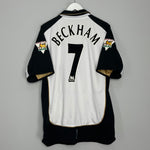 2001/02 MANCHESTER UNITED BECKHAM #7 AWAY/THIRD SHIRT (XL) UMBRO