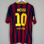 2013/14 BARCELONA MESSI #10 HOME SHIRT (XL) NIKE