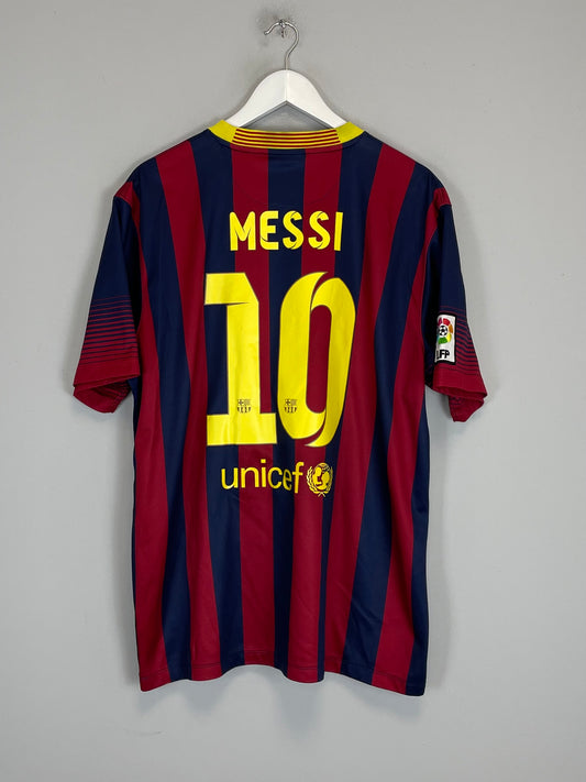 2013/14 BARCELONA MESSI #10 HOME SHIRT (XL) NIKE