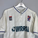 1989/91 TRANMERE ROVERS #5 *MATCH ISSUE* HOME SHIRT (L)