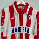 1997/98 ATLETICO MADRID SIMEONE #14 HOME SHIRT (XL) PUMA