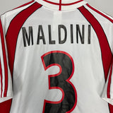 2001/02 AC MILAN MALDINI #3 AWAY SHIRT (L) ADIDAS