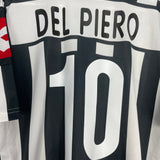 2001/02 JUVENTUS DEL PIERO #10 HOME SHIRT (L) LOTTO