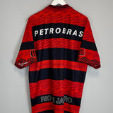 1995/96 FLAMENGO *CENTENARY* HOME SHIRT (L) UMBRO