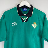 1994/95 REAL BETIS AWAY SHIRT (M) UMBRO