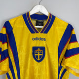 1996/98 SWEDEN HOME SHIRT (L) ADIDAS