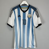 2013/15 ARGENTINA MESSI #10 HOME SHIRT (L) ADIDAS