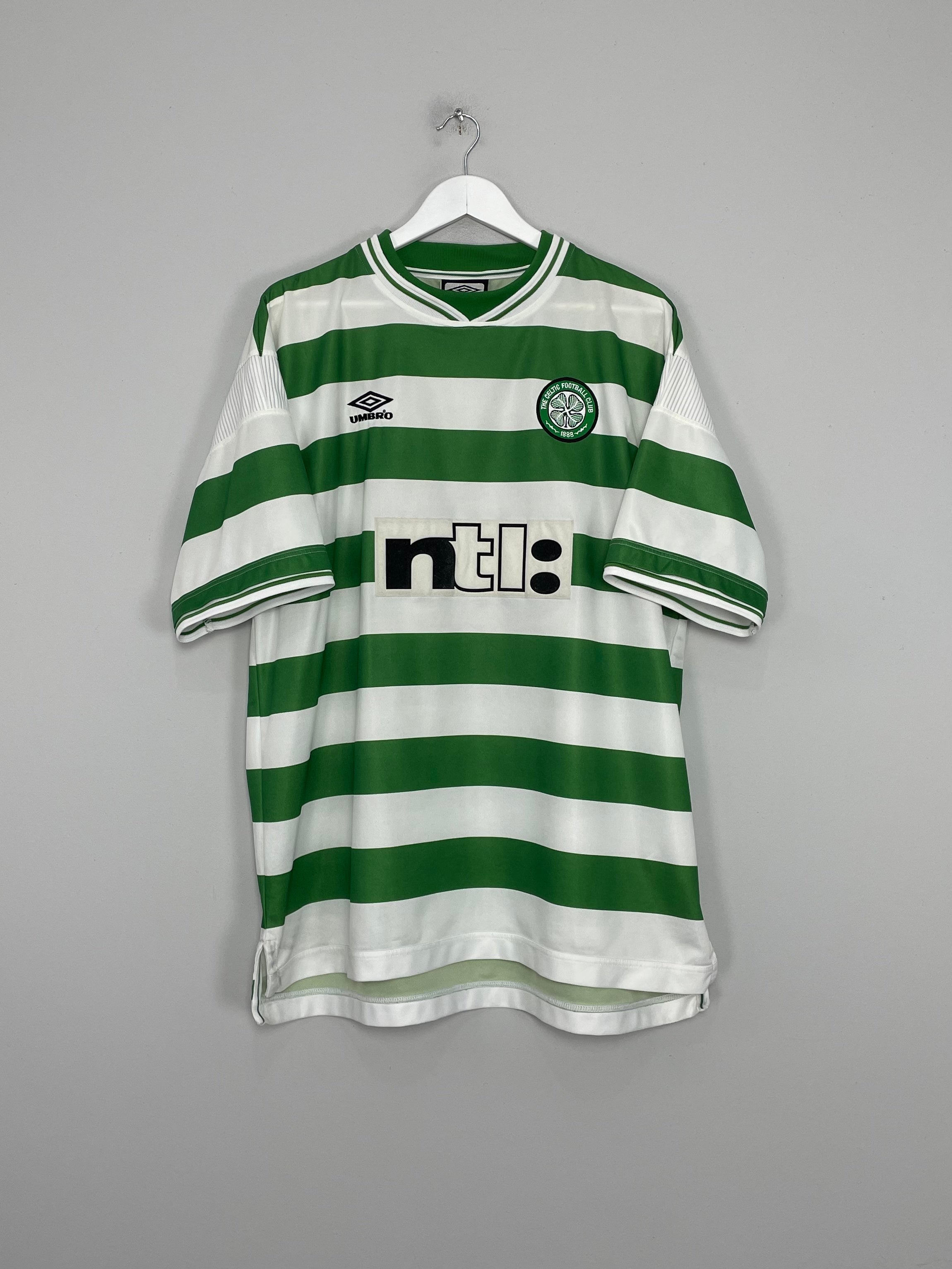 Image of the Celtic shirt from the 1999/01 season