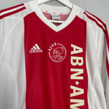 2003/04 AJAX ZLATAN #7 L/S C/L HOME SHIRT (L) ADIDAS