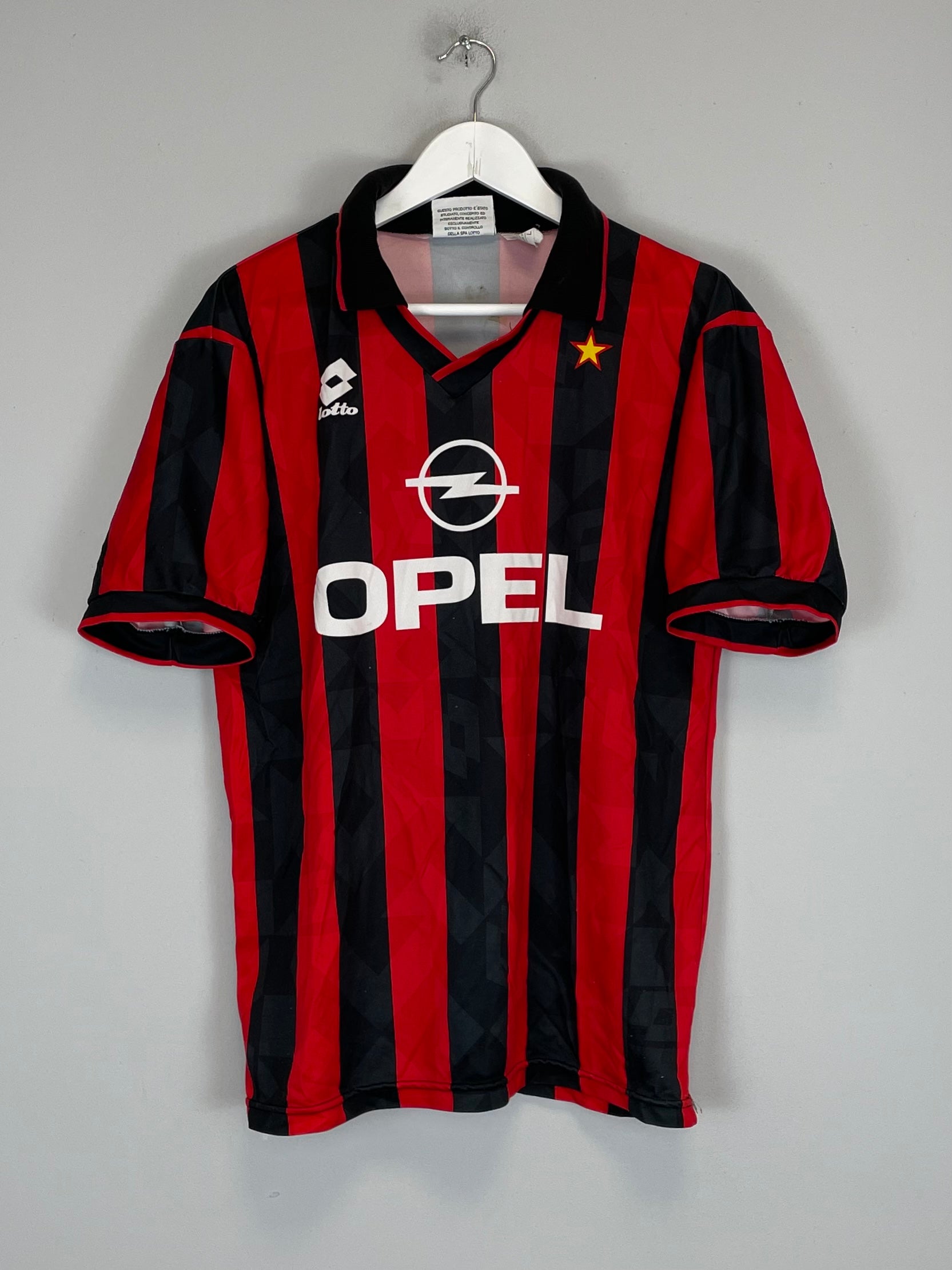 1994/95 AC MILAN HOME SHIRT (L) LOTTO