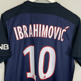 2015/16 PSG IBRAHIMOVIC #10 HOME SHIRT (L) NIKE