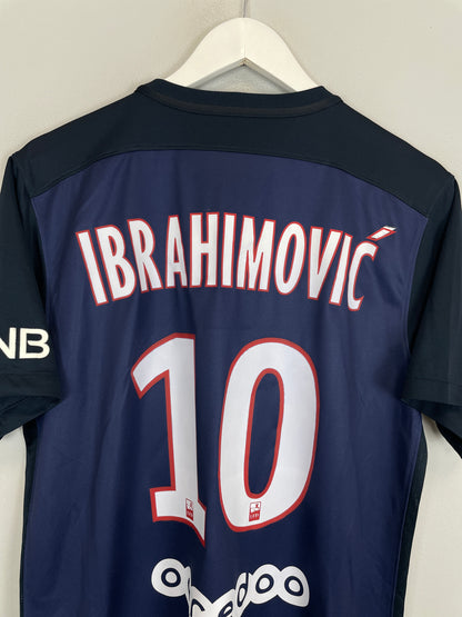 2015/16 PSG IBRAHIMOVIC #10 HOME SHIRT (L) NIKE