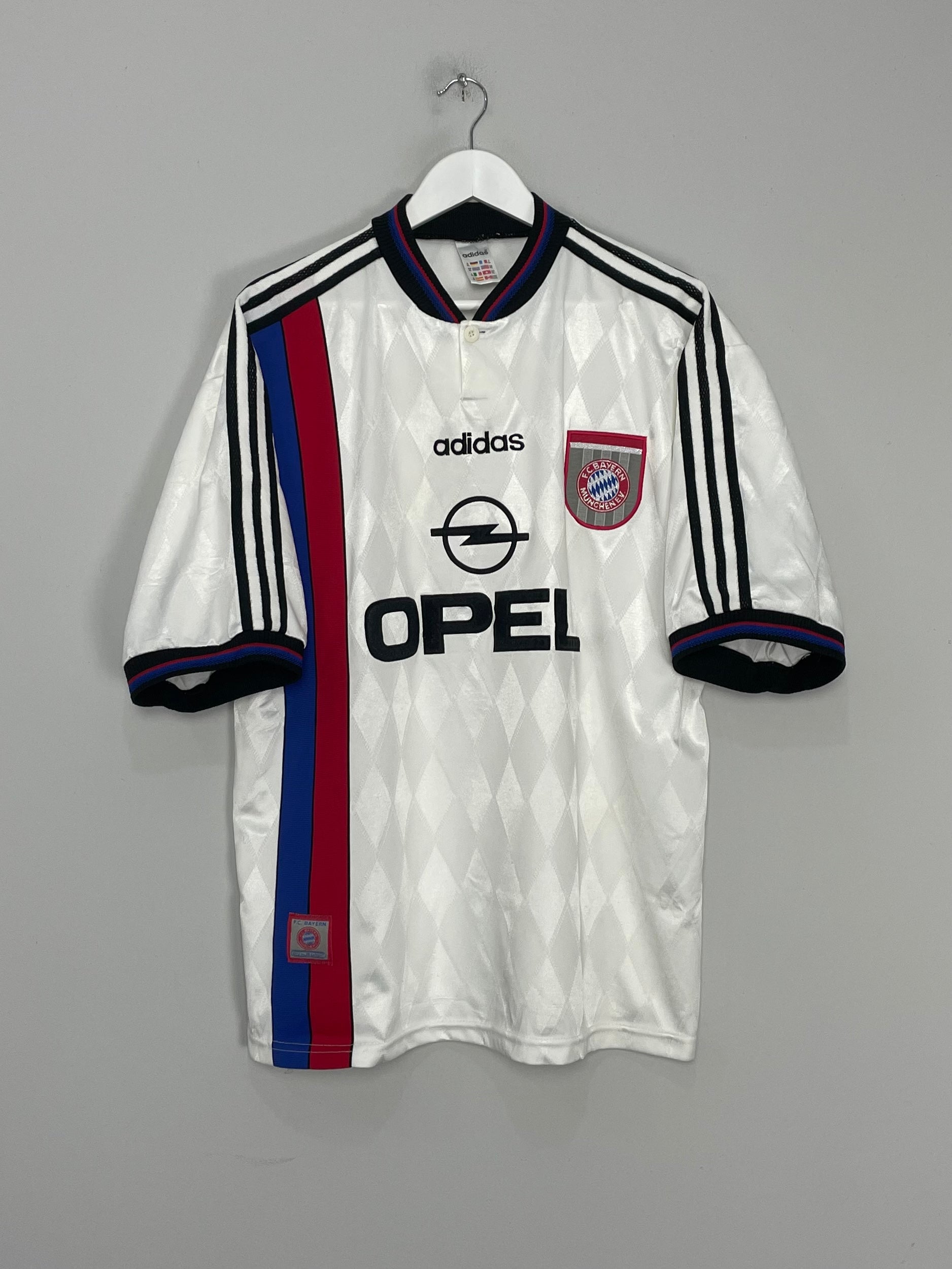 1996/98 BAYERN MUNICH AWAY SHIRT (XL) ADIDAS