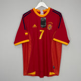 2002/04 SPAIN RAUL #7 *BNWT* HOME SHIRT (L) ADIDAS