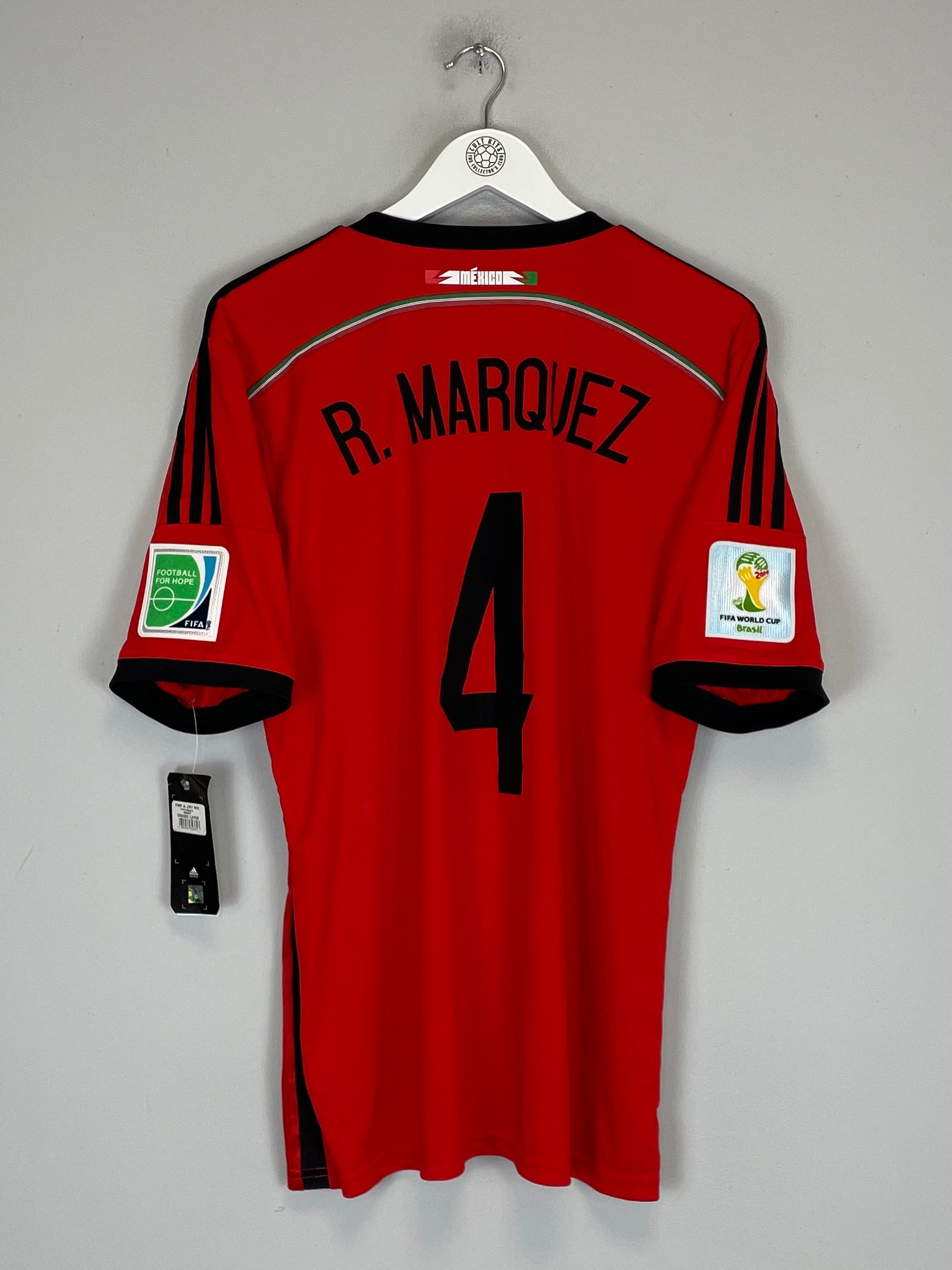 2014 MEXICO R.MARQUEZ #4 *BNWT* AWAY SHIRT (L) ADIDAS