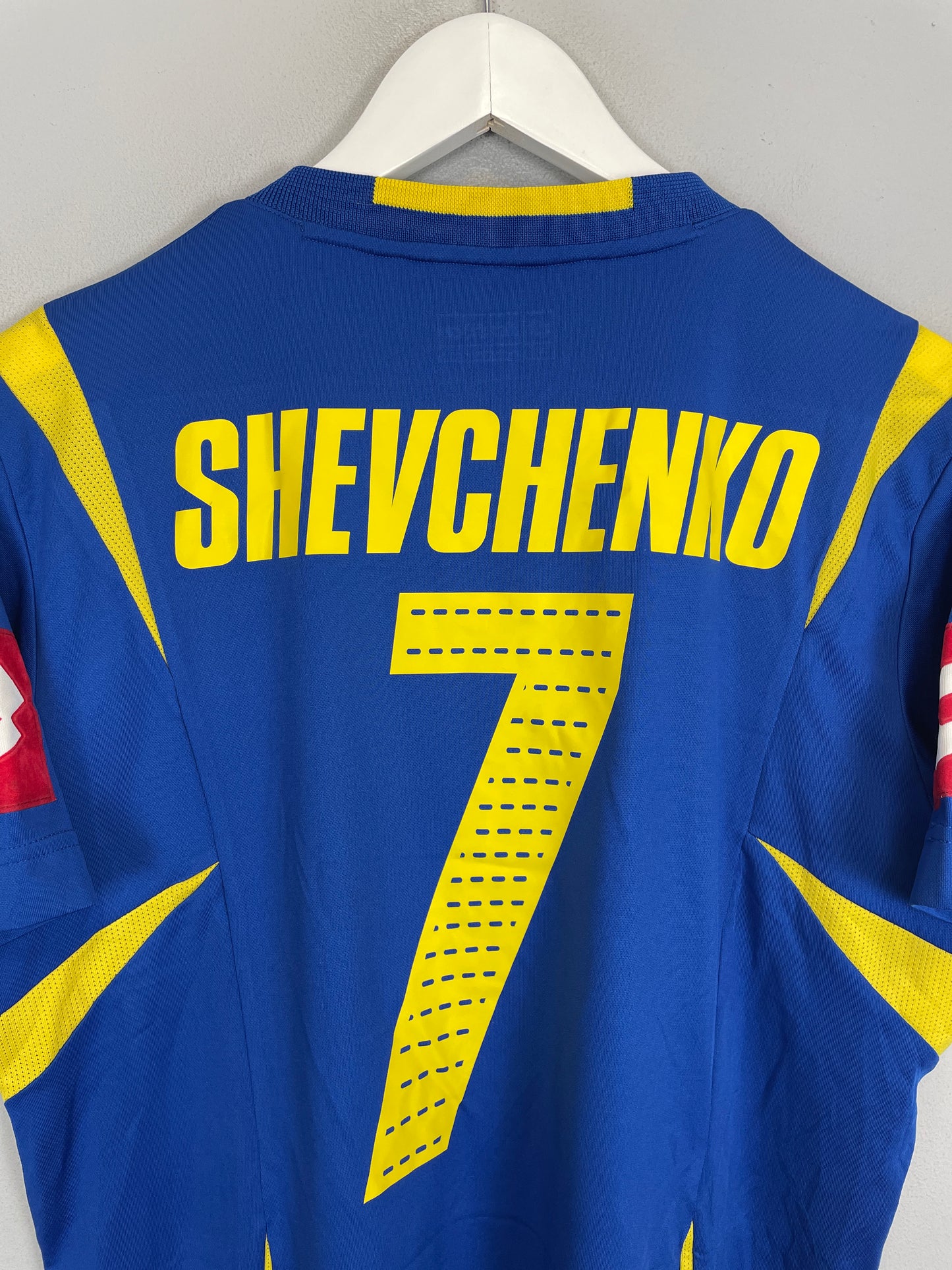 2006/07 UKRAINE SHEVCHENKO #7 AWAY SHIRT (XL) LOTTO