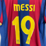 2007/08 BARCELONA MESSI #19 HOME SHIRT (L) NIKE