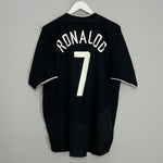 2003/05 MANCHESTER UNITED RONALDO #7 AWAY SHIRT (L) NIKE