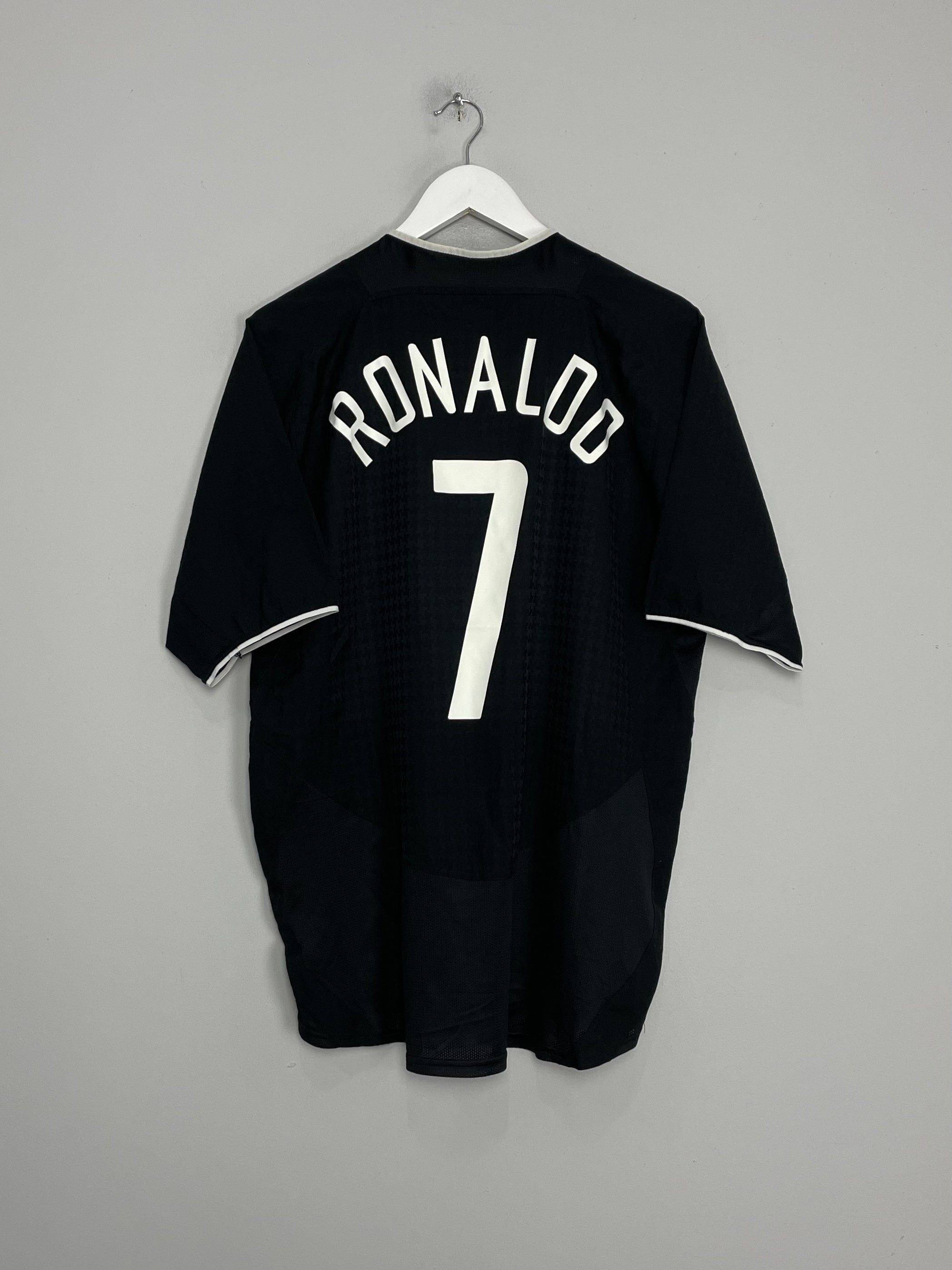 2003/05 MANCHESTER UNITED RONALDO #7 AWAY SHIRT (L) NIKE