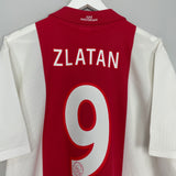 2001/02 AJAX ZLATAN #9 HOME SHIRT (XL) ADIDAS